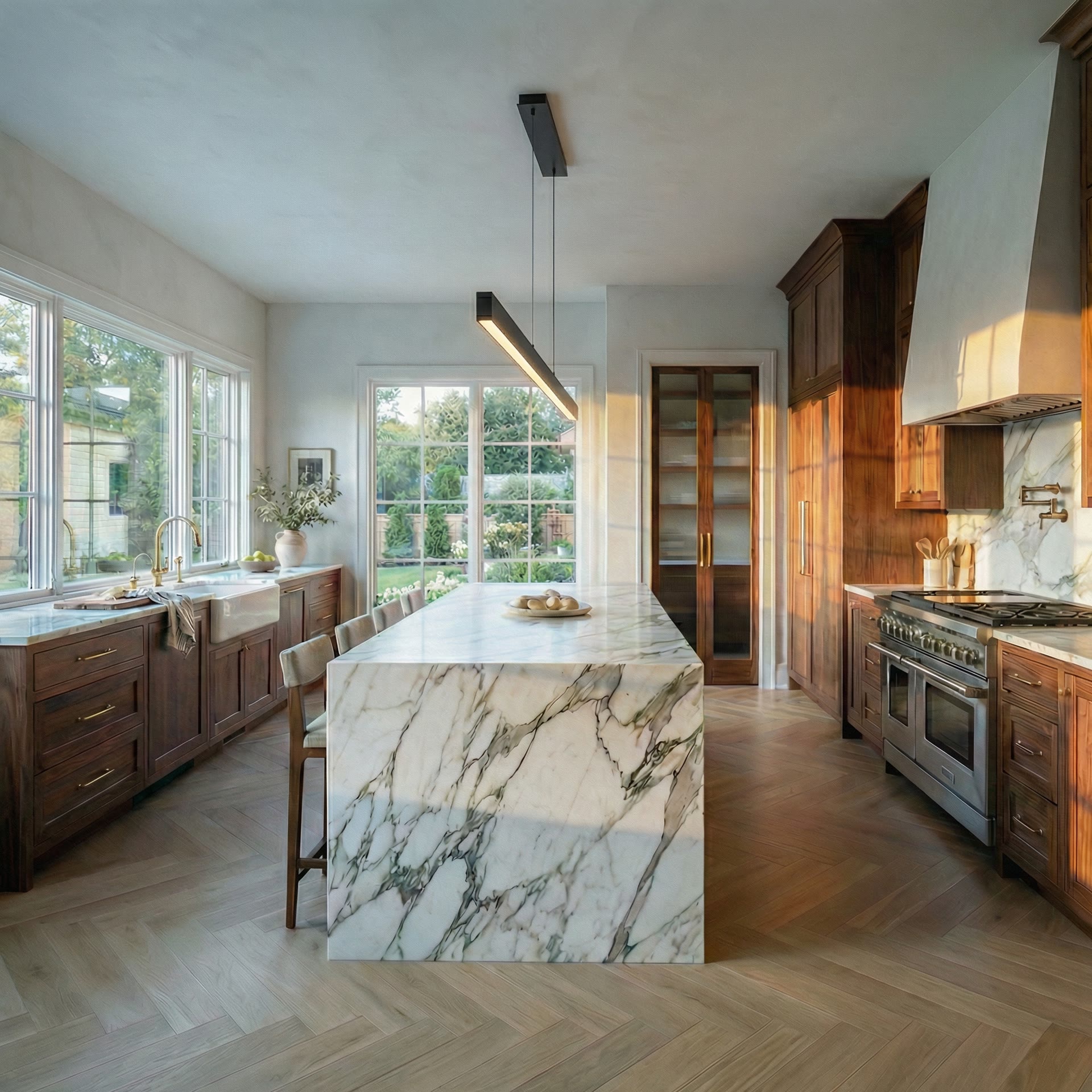 Modern ADU living space with open floor plan in Palo Alto